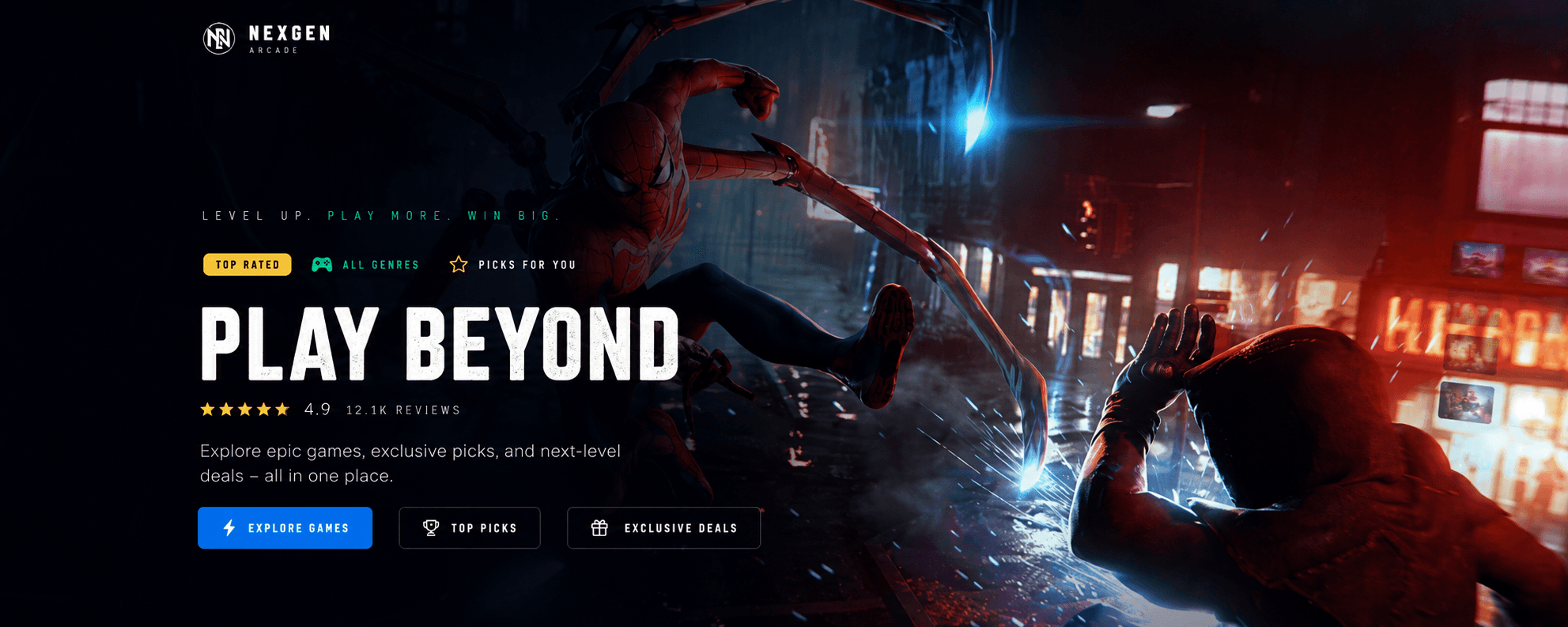 NexGen Arcade screenshot